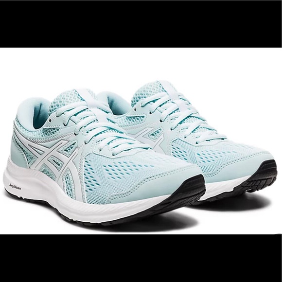 Asics Shoes - Asics Gel-Contend 7 Aqua Angel/White 7M Shoe